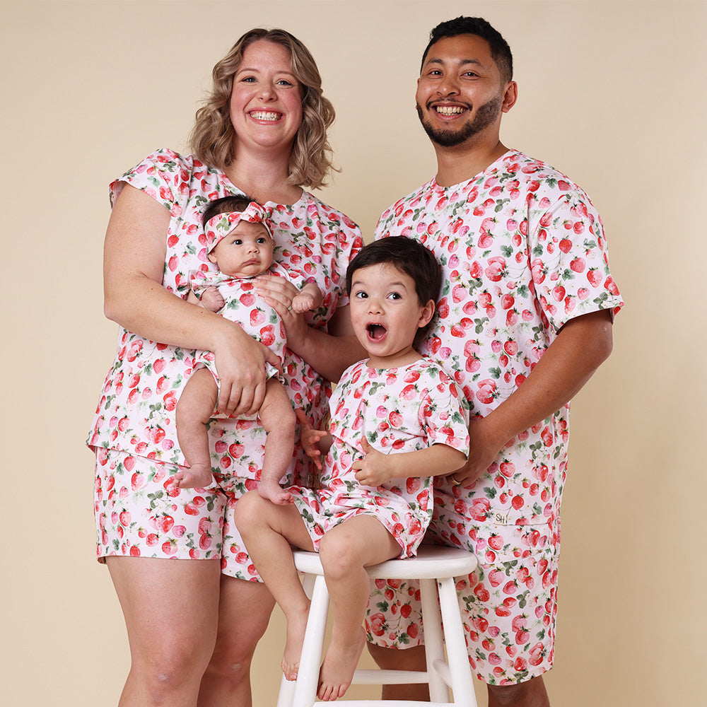 Strawberry Organic Mens PJ Set - View 6