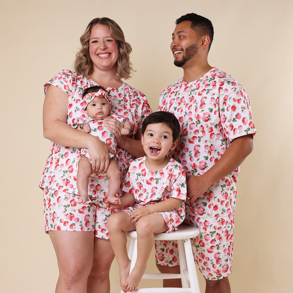 Strawberry Organic Kids PJ Set - View 5