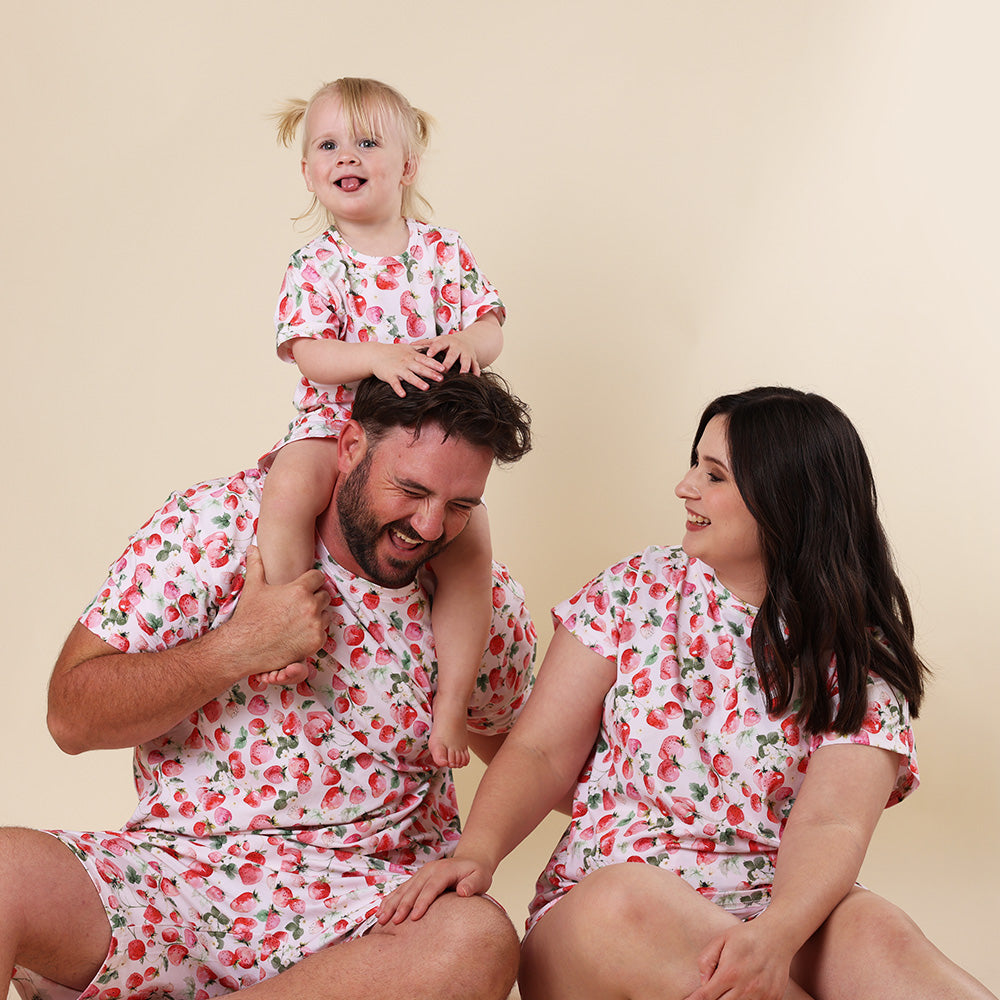 Strawberry Organic Womens PJ Set - View 9