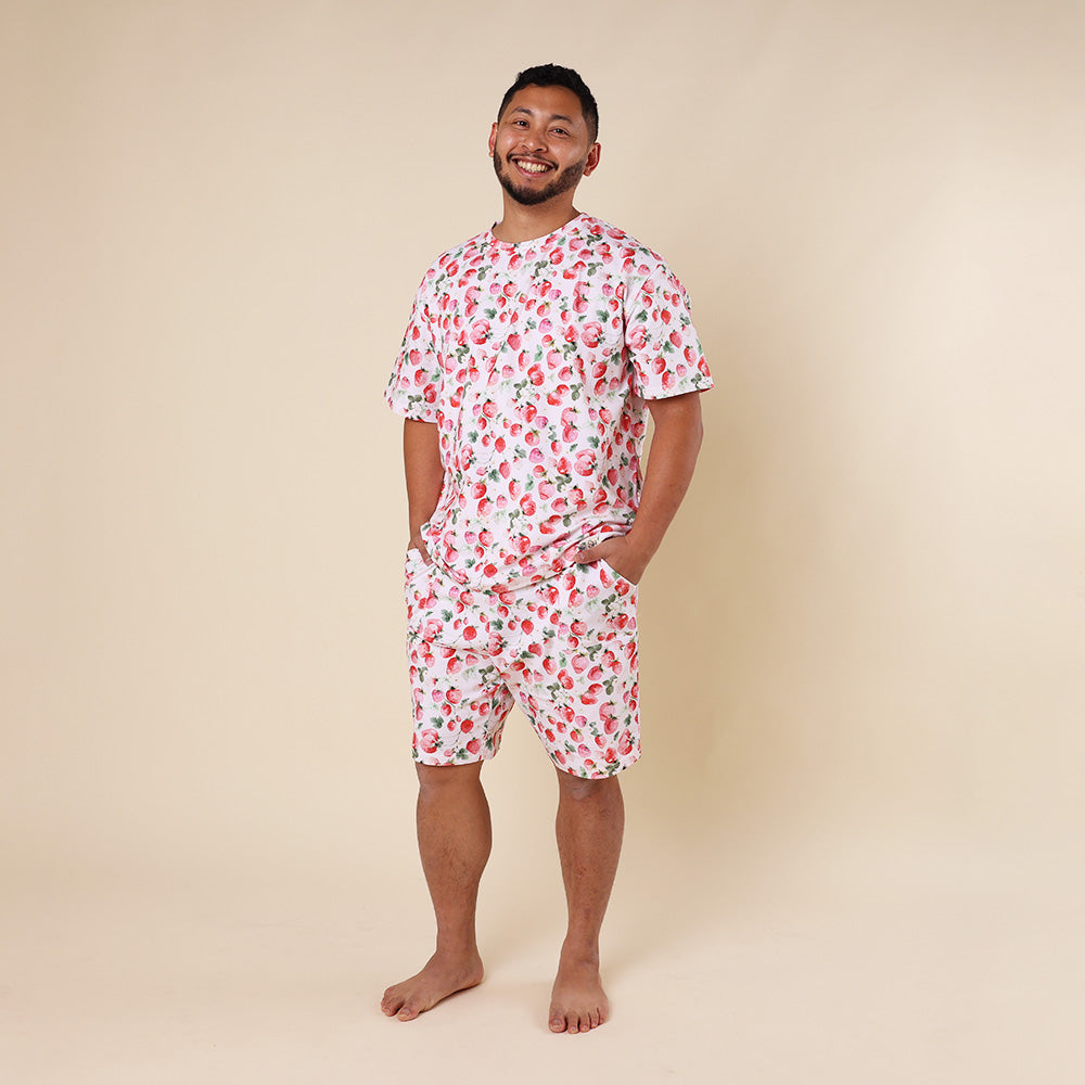 Strawberry Organic Mens PJ Set - View 4