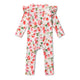 Strawberry Organic Snugglesuit Convertible Romper - Thumbnail 4