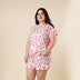 Strawberry Organic Womens PJ Set  Snuggle Hunny