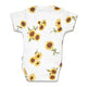 Sunflower Short Sleeve Organic Kimono Bodysuit - Thumbnail 9