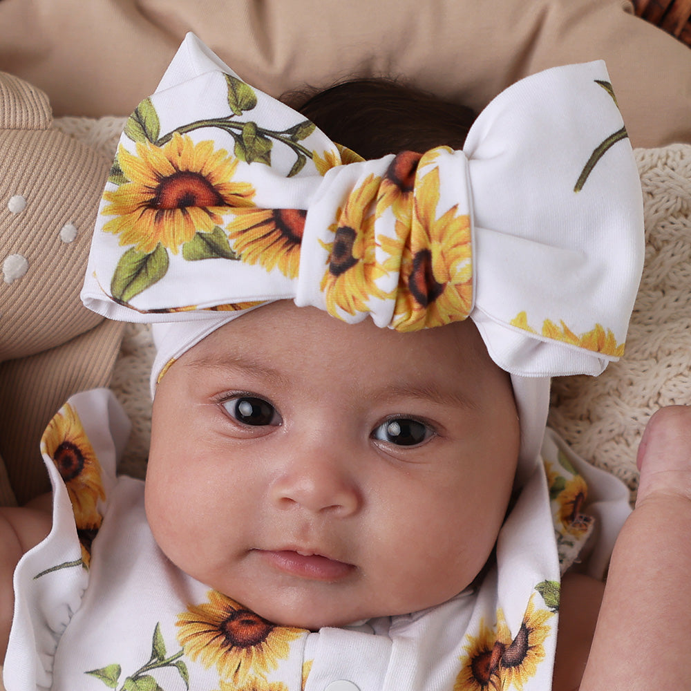 Sunflower Organic Oversized Bow - View 6