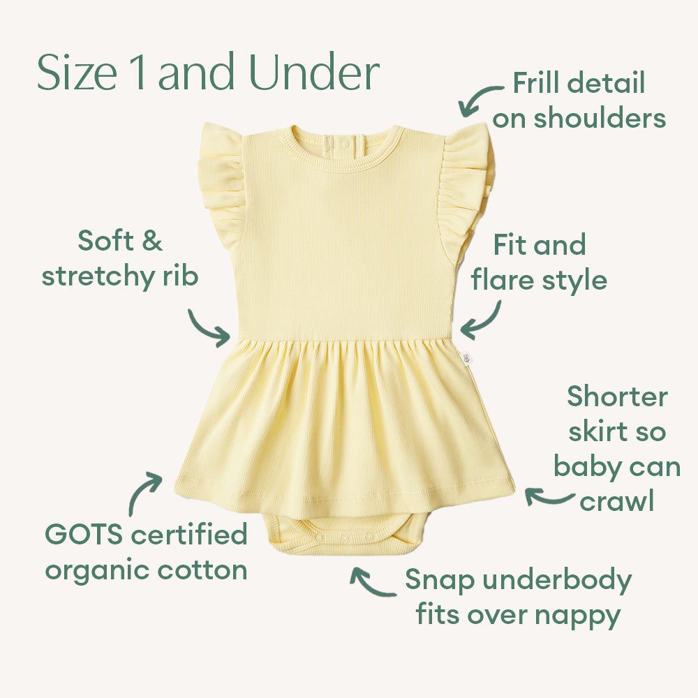 Sunlight Short Sleeve Organic Dress - View 4