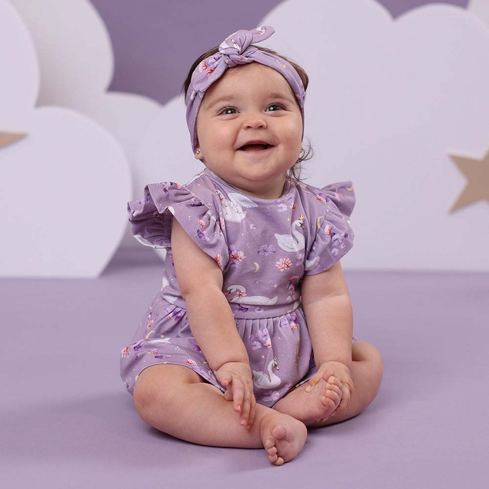 Swan Lake Short Sleeve Organic Dress - View 4