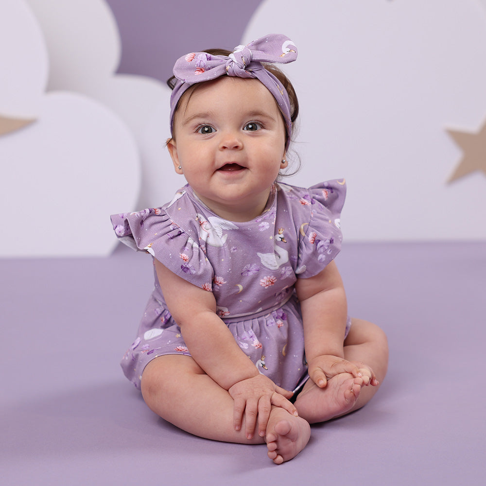 Swan Lake Short Sleeve Organic Dress - View 7
