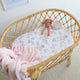 Sweet Swallows Organic Bassinet Sheet / Change Pad Cover - Thumbnail 1