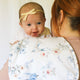 Sweet Swallows Organic Cotton Burp Cloth - Thumbnail 3