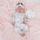 Sweet Swallows Organic Snugglesuit Convertible Romper with Frill - Thumbnail 1