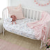 Sweet Swallows Organic Fitted Cot Sheet | Snuggle Hunny