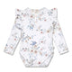 Sweet Swallows Long Sleeve Organic Bodysuit with Frill - Thumbnail 2