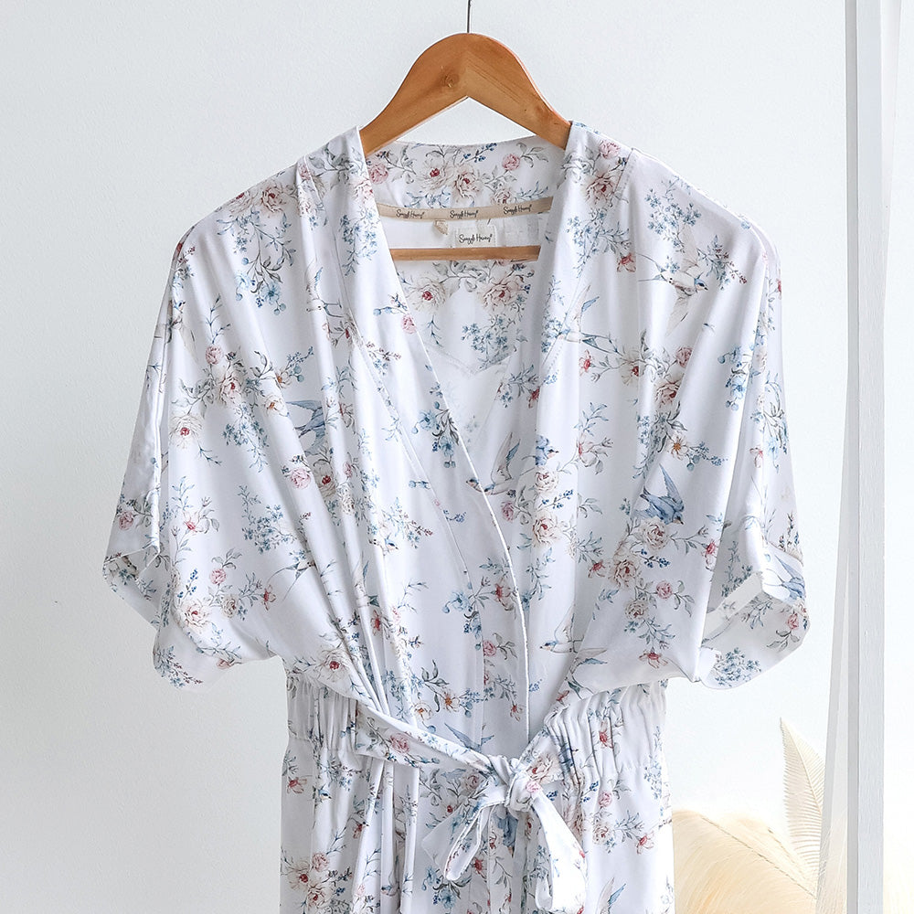 Sweet Swallows Organic Maternity Robe - View 3