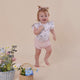 Sweet Swallows Short Sleeve Organic Bodysuit with Frill - Thumbnail 12