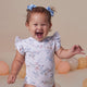 Sweet Swallows Short Sleeve Organic Bodysuit with Frill - Thumbnail 4