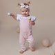 Baby Pink Organic Joey Overalls - Thumbnail 4