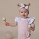 Baby Pink Organic Joey Overalls - Thumbnail 7
