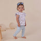 Sweet Swallows Organic Short Sleeve Top with Frill - Thumbnail 4