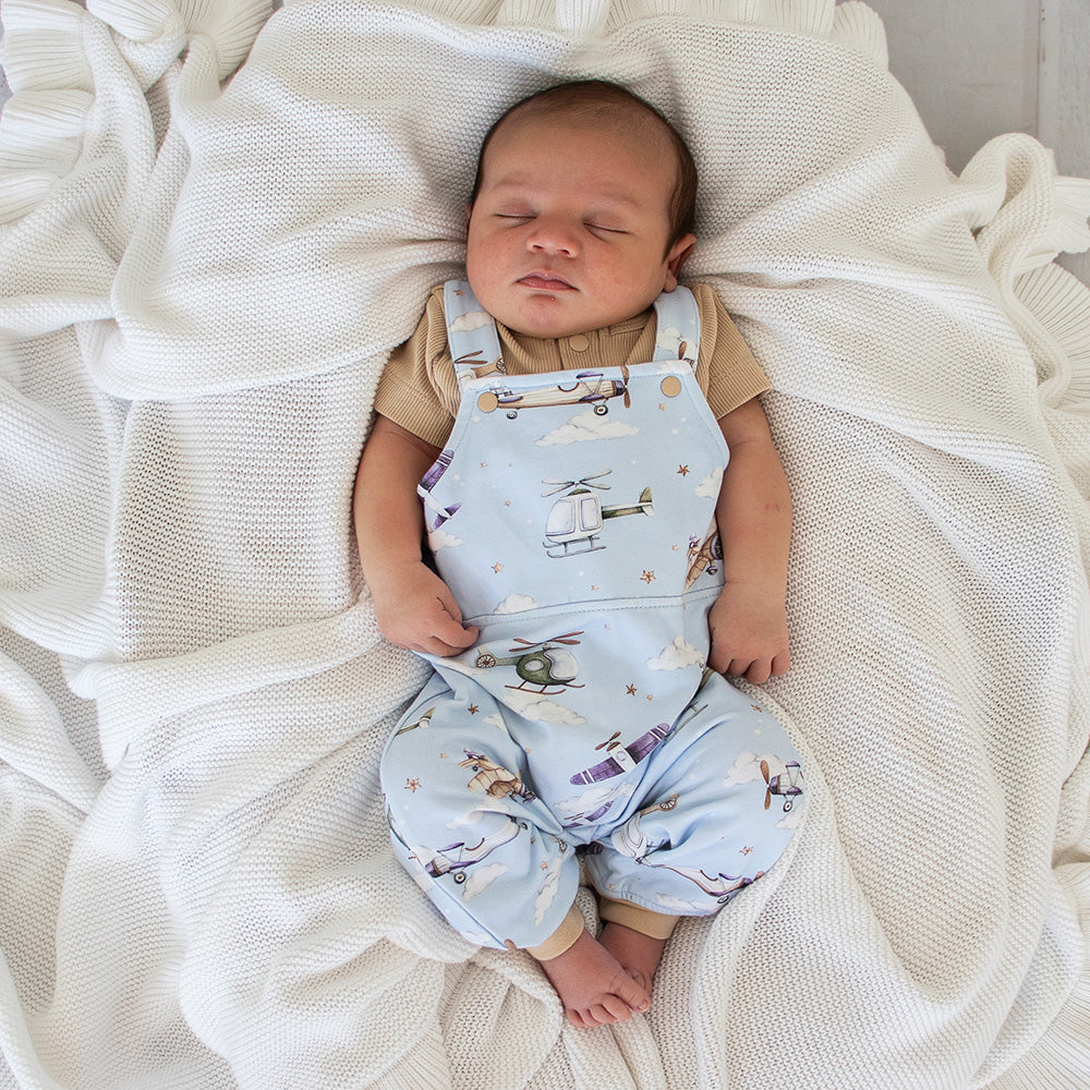 Taking Flight Organic Snuggle Overalls - View 7