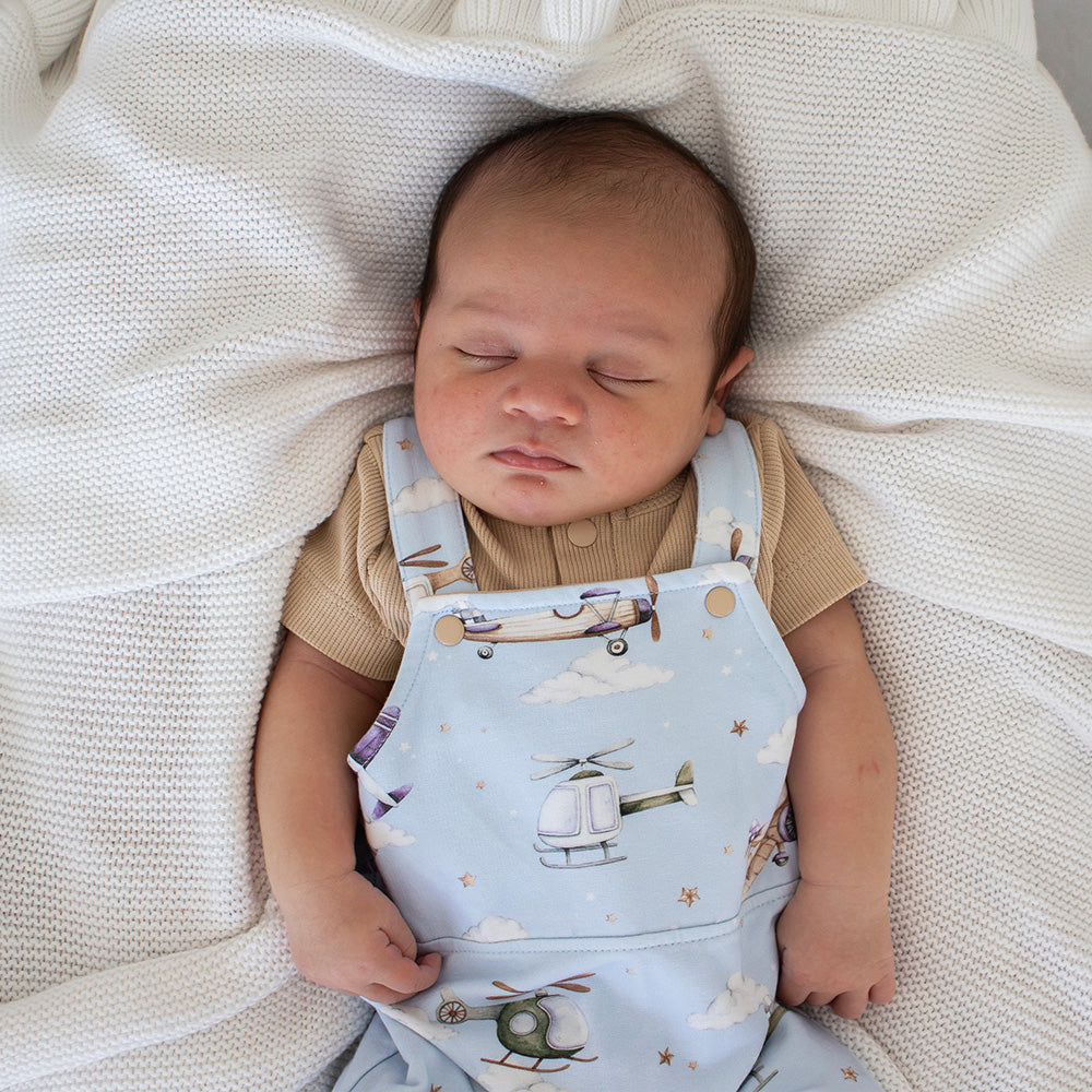 Taking Flight Organic Snuggle Overalls - View 9