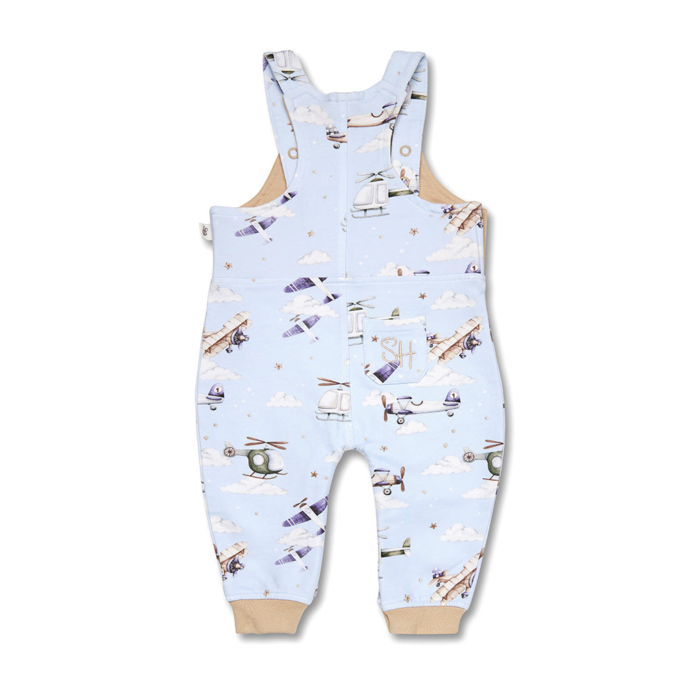 Taking Flight Organic Snuggle Overalls - View 6