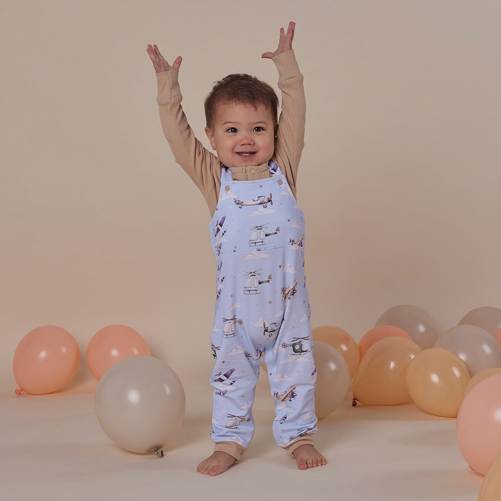 Taking Flight Organic Snuggle Overalls - View 8