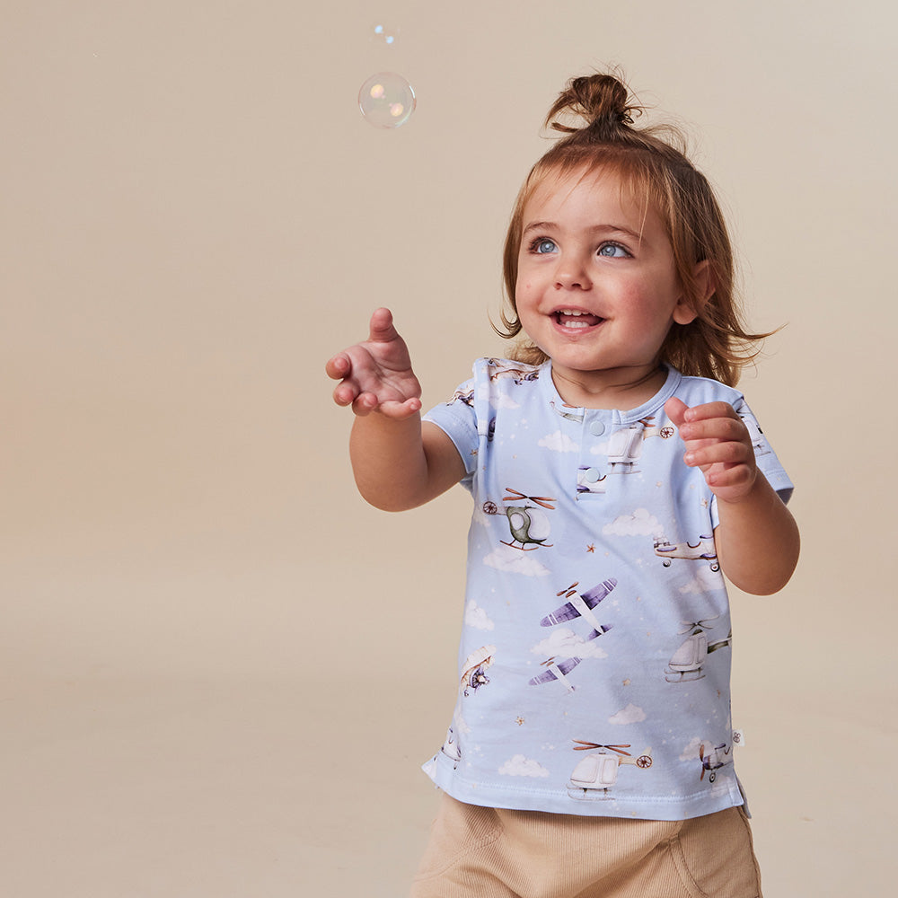 Taking Flight Organic Short Sleeve Top - View 3