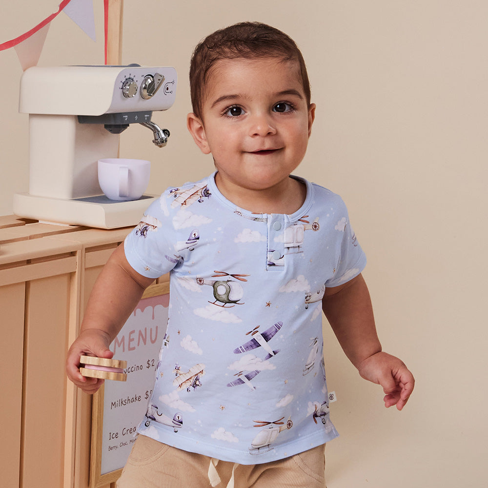 Taking Flight Organic Short Sleeve Top - View 4