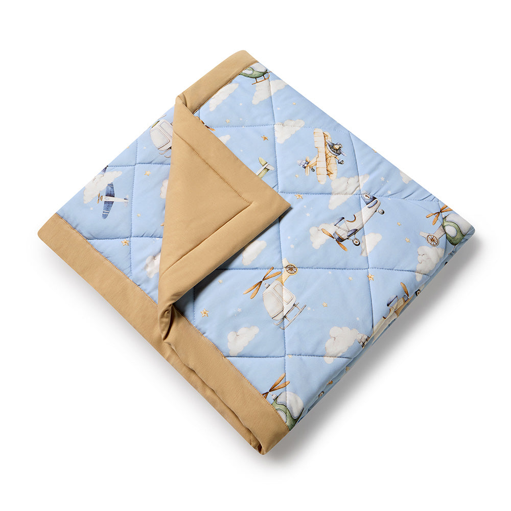 Taking Flight Organic Cotton Cot Comforter - View 2