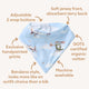 Taking Flight Organic Dribble Bib - Thumbnail 4