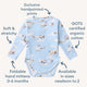 Taking Flight Long Sleeve Organic Bodysuit - Thumbnail 4