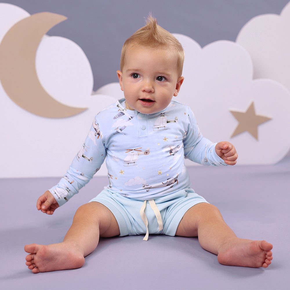 Taking Flight Long Sleeve Organic Bodysuit - View 11
