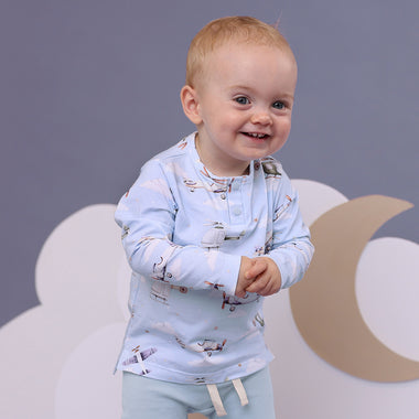 Taking Flight Organic Long Sleeve Top | Snuggle Hunny