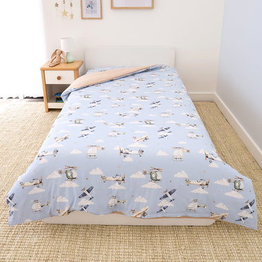 Taking Flight Organic Cotton Quilt Cover | Snuggle Hunny
