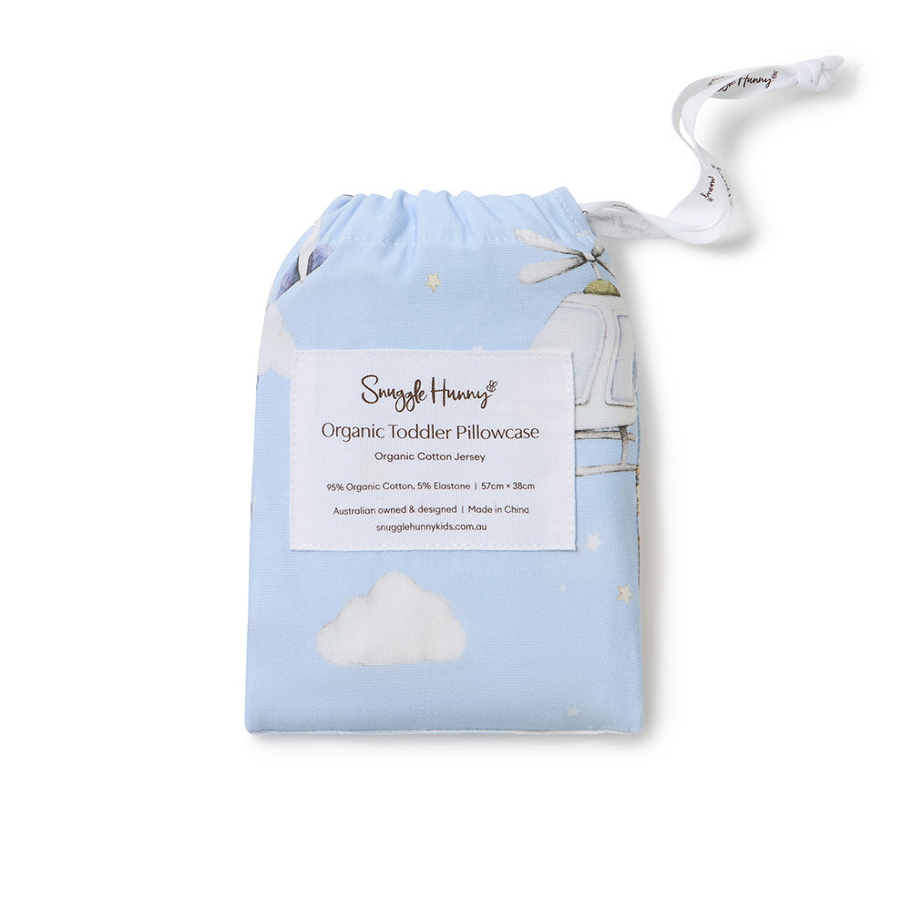 Taking Flight Organic Cotton Toddler Pillowcase - View 4