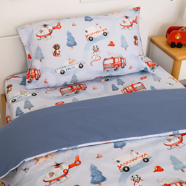To The Rescue Organic Cotton Single Pillowcase | Snuggle Hunny