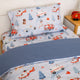Bundle - To The Rescue Single Bedding - 1 x Sheet + 1 x Quilt Cover + 1 x Pillowcase - Thumbnail 2