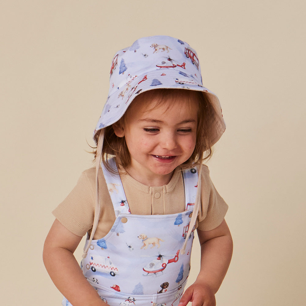 To The Rescue Reversible Cotton Bucket Hat - View 7