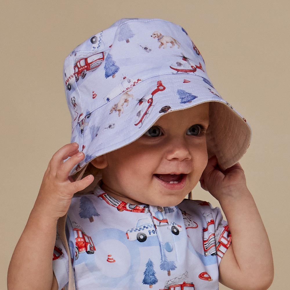 To The Rescue Reversible Cotton Bucket Hat - View 6