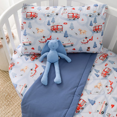 To The Rescue Organic Cotton Toddler Pillowcase | Snuggle Hunny