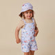 To The Rescue Organic Snuggle Overall Shorts - Thumbnail 1