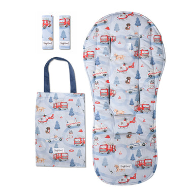 To The Rescue Pram Liner & Strap Cover Set | Snuggle Hunny
