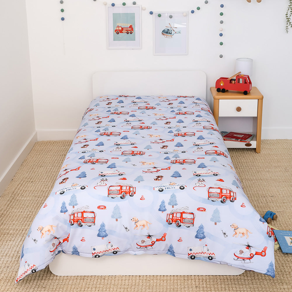 To The Rescue Organic Cotton Quilt Cover - View 1