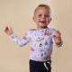 To The Rescue Long Sleeve Organic Bodysuit - Thumbnail 3