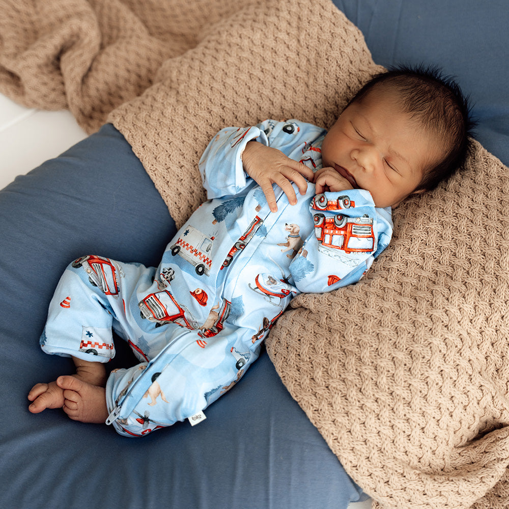 To The Rescue Organic Snugglesuit Convertible Romper - View 8