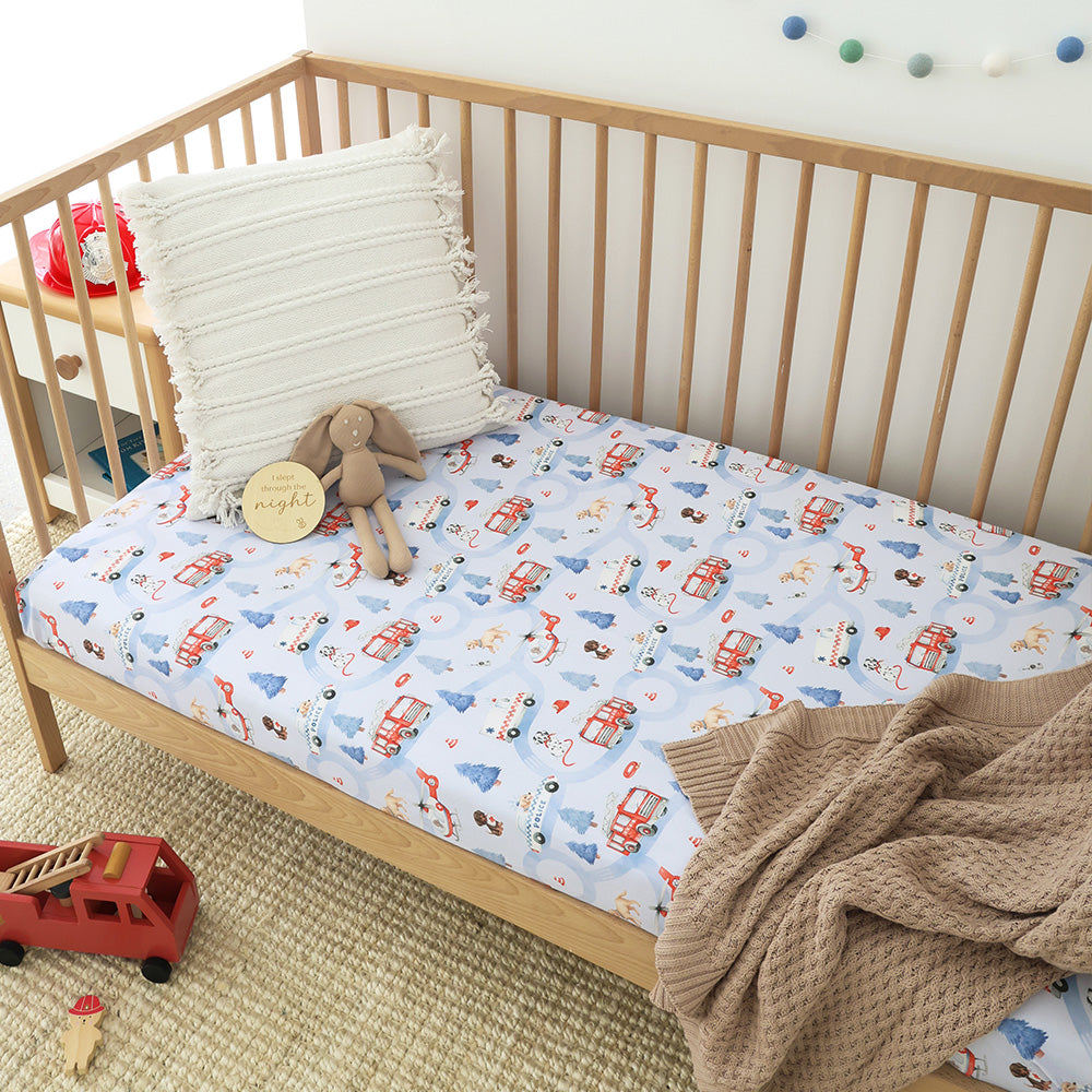 To The Rescue Organic Fitted Cot Sheet - View 5