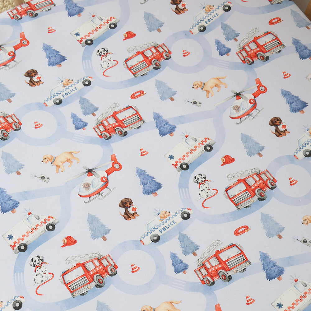 To The Rescue Organic Fitted Cot Sheet - View 2