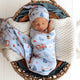 To The Rescue Organic Jersey Wrap & Beanie Set - Thumbnail 1