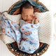 To The Rescue Organic Jersey Wrap & Beanie Set - Thumbnail 6