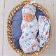 To The Rescue Organic Jersey Wrap & Beanie Set - Thumbnail 3